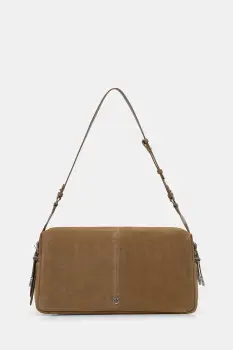 Pinko geanta crossbody damska din piele intoarsa imagine