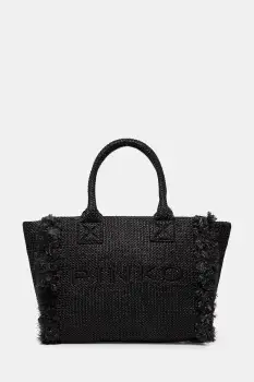 Pinko geanta shopper de dama impletita imagine