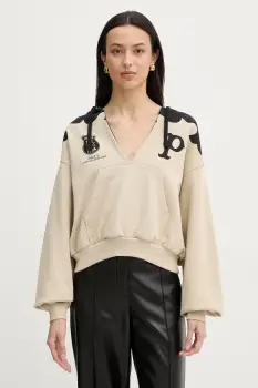 Pinko hanorac cu gluga pentru femei, din bumbac imagine