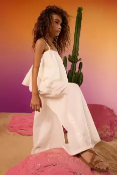 Pinko pantaloni de bumbac pentru copii imagine