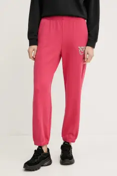 Pinko pantaloni de trening din bumbac imagine