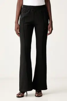 Pinko pantaloni evazati bell-bottom pentru femei din bumbac imagine