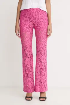 Pinko pantaloni evazati pentru femei, din dantela imagine