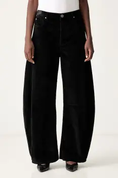 Pinko pantaloni pentru femei din catifea reiata imagine