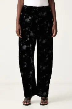 Pinko pantaloni pentru femei din velur imagine