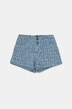 Pinko pantaloni scurti din denim pentru copii imagine