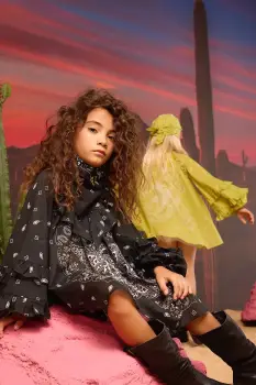 Pinko rochie din bumbac pentru copii imagine