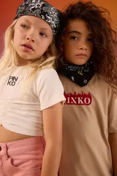 Pinko tricou de bumbac pentru copii imagine