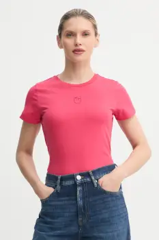 Pinko tricou din bumbac imagine