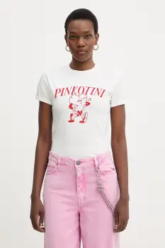 Pinko tricou din bumbac imagine