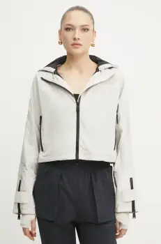 PLEIN SPORT geaca culoarea bej, de tranzitie, oversize, SAEC WJB1824 STE003N imagine