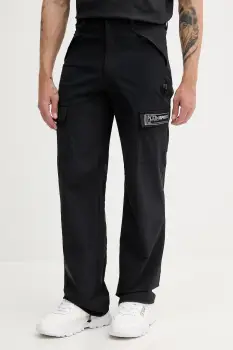 PLEIN SPORT pantaloni culoarea negru, drept, SAEC MRT1455 SNY003N imagine