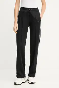 PLEIN SPORT pantaloni de trening culoarea negru, cu imprimeu, FAEC WJT2152 STE003N imagine