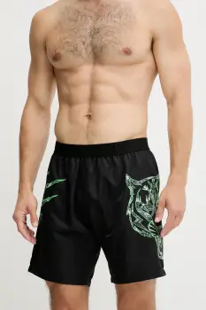 PLEIN SPORT pantaloni scurti de baie culoarea negru, PS25MBL04 imagine