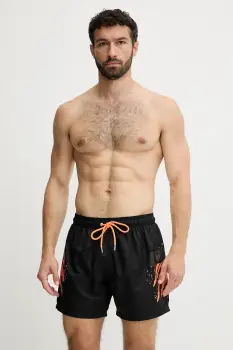 PLEIN SPORT pantaloni scurti de baie culoarea negru, PS25MBM04 imagine