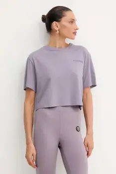 PLEIN SPORT tricou culoarea violet, SAEC WTK3560 STE001N imagine