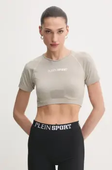 PLEIN SPORT tricou femei, culoarea bej, SAEC WTK3566 STE003N imagine