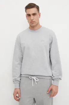 POC hanorac de bumbac barbati, culoarea gri, melanj, 61651 imagine