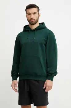 POC hanorac de bumbac barbati, culoarea verde, cu gluga, cu imprimeu, 61652 imagine