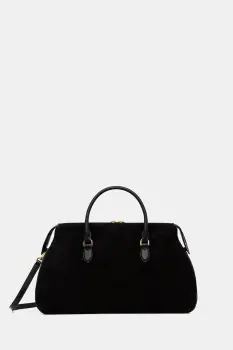 Pollini geanta de mana din piele intoarsa culoarea negru, PC4406PP0N QD1 imagine