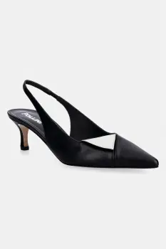 Pollini pantofi cu toc stiletto din piele imagine