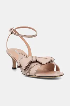 Pollini sandale cu toc cui din piele imagine