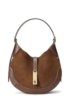 Polo Ralph Lauren geanta hobo de dama din piele imagine