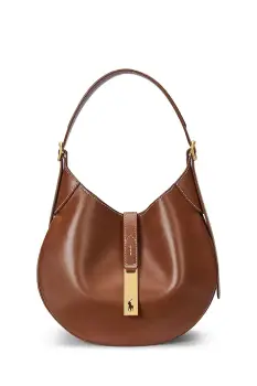 Polo Ralph Lauren geanta hobo pentru femei din piele imagine