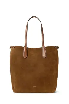 Polo Ralph Lauren geanta shopper pentru femei din piele intoarsa imagine