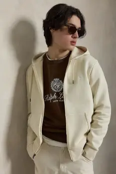 Polo Ralph Lauren hanorac cu fermoar si gluga imagine