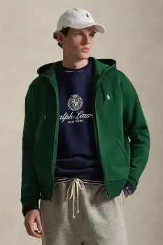 Polo Ralph Lauren hanorac cu fermoar si gluga imagine