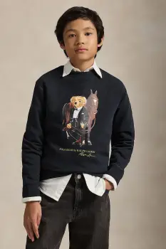 Polo Ralph Lauren hanorac de bumbac pentru copii imagine