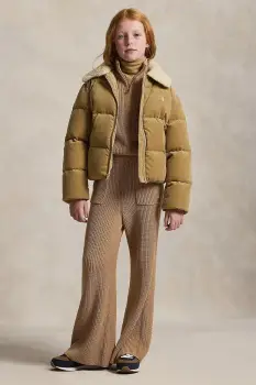 Polo Ralph Lauren pantaloni de bumbac pentru copii imagine