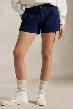 Polo Ralph Lauren pantaloni scurti chinos de femei din bumbac imagine