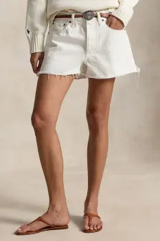 Polo Ralph Lauren pantaloni scurti pentru femei, din bumbac imagine