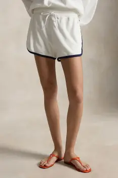 Polo Ralph Lauren pantaloni scurti pentru femei, din bumbac LT WT COTTON TERRY-KNT-SHORTS imagine