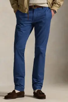 Polo Ralph Lauren pantaloni slim fit barbati cu bumbac Slim Fit HDN Pant imagine