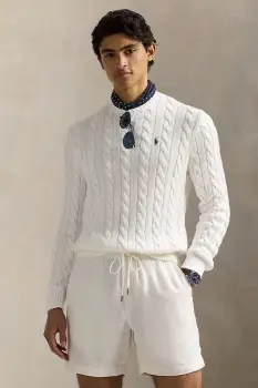 Polo Ralph Lauren Pulover barbatesc de bumbac imagine