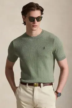 Polo Ralph Lauren pulover cu maneca scurta pentru barbati din bumbac imagine