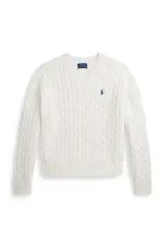 Polo Ralph Lauren pulover de bumbac pentru copii imagine