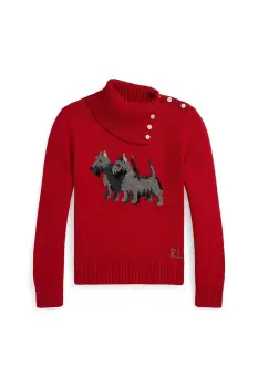 Polo Ralph Lauren pulover de bumbac pentru copii imagine