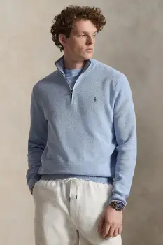 Polo Ralph Lauren pulover pentru barbati, din bumbac imagine