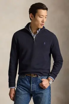 Polo Ralph Lauren pulover pentru barbati, din bumbac imagine