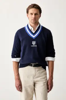 Polo Ralph Lauren pulover pentru barbati din bumbac Wimbledon imagine