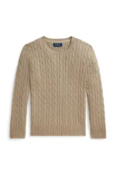 Polo Ralph Lauren pulover pentru copii, din bumbac imagine