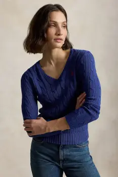 Polo Ralph Lauren pulover pentru femei, din bumbac imagine