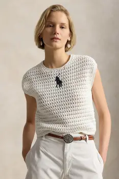 Polo Ralph Lauren pulover pentru femei din bumbac imagine