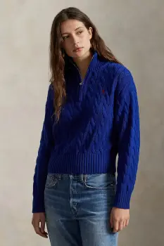 Polo Ralph Lauren pulover pentru femei din bumbac imagine