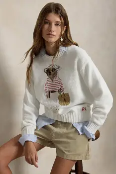 Polo Ralph Lauren pulover pentru femei, din bumbac imagine