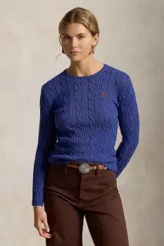 Polo Ralph Lauren pulover pentru femei din bumbac imagine